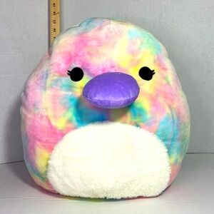 Squishmallows By Kelly Brindall the Rainbow Platypus  16”Plush
